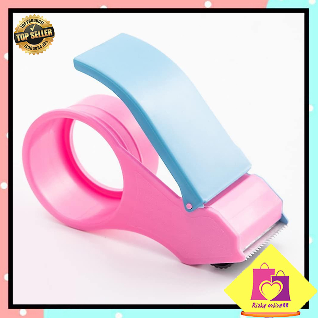 Rizkyonline88 Tape Dispenser Lakban Tempat Roll Cutter Tape STY26