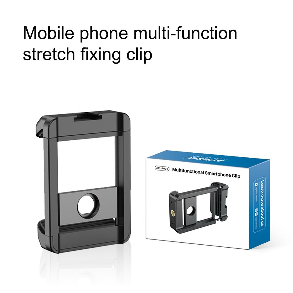 APEXEL Klip Smartphone Multifungsi Holder for Lens Telescope 95mm - APL-F001 - Black