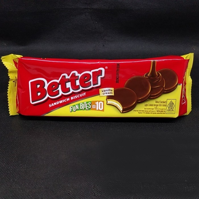 

Better Pack {100gr} Sandwich Biscuit Vanilla Cream fun bites