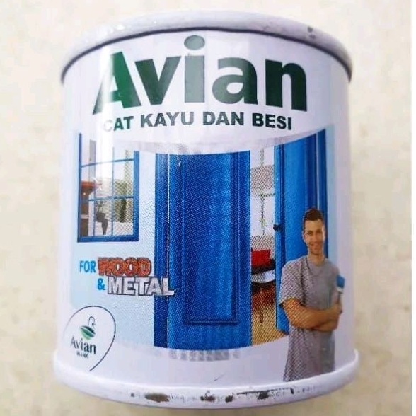 Cat kayu dan besi Avian 100 cc ,warna bron emas