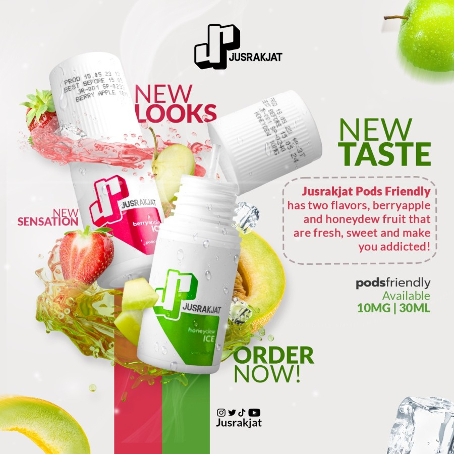 LIQUID JUSRAKJAT PODS FRIENDLY SERIES 30ML By JUSRAKJAT