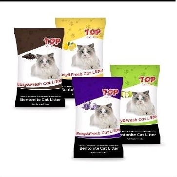 Pasir Kucing Top 5 Liter - Pasir KUcing Gumpal Wangi Pasir Hewan