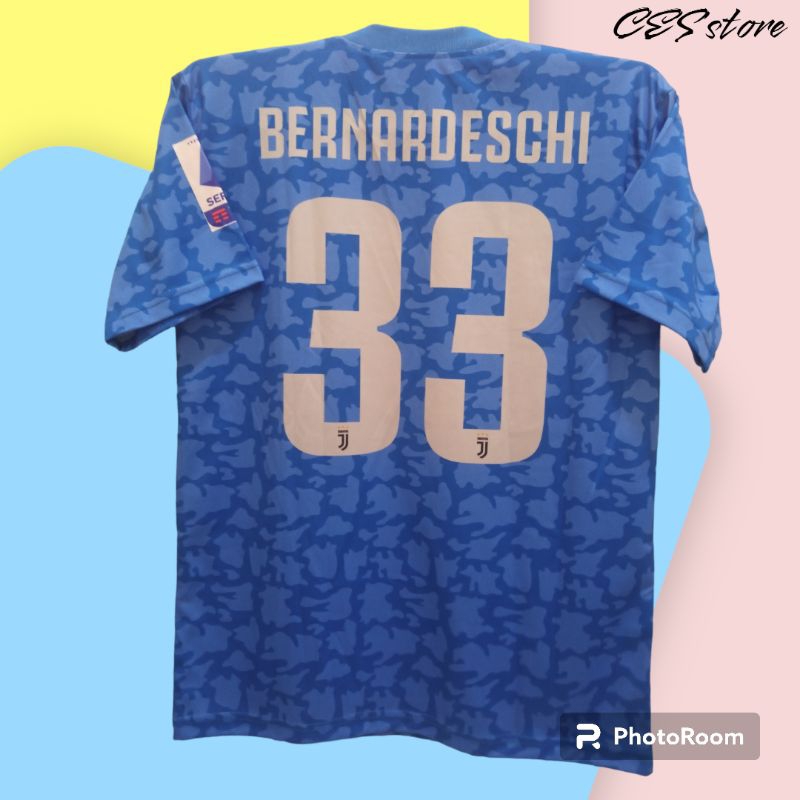 jersey baju bola sport olahraga jupentus away bernardeschi