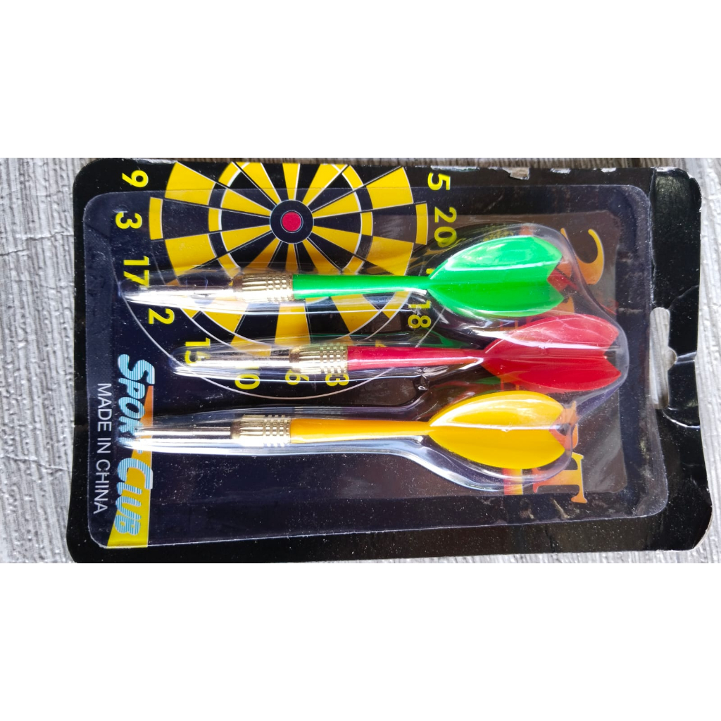 Jarum Panah Besi Warna Dart Game Isi 3 Pcs / Arrow Dart