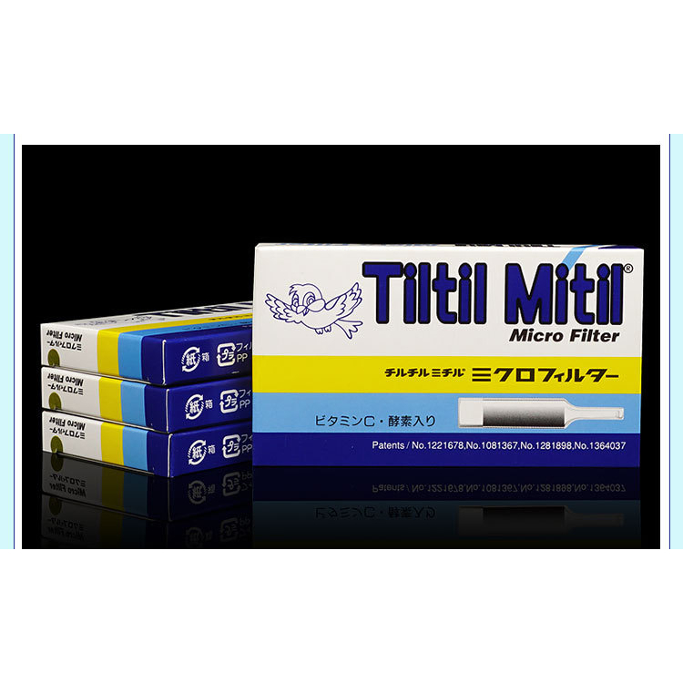 ORIGINAL IMPOR TITIL MITIL JAPAN PIPA FILTER SARINGAN ASAP SEKALI PAKAI KHUSUS 8MM 1 PACK ISI 10