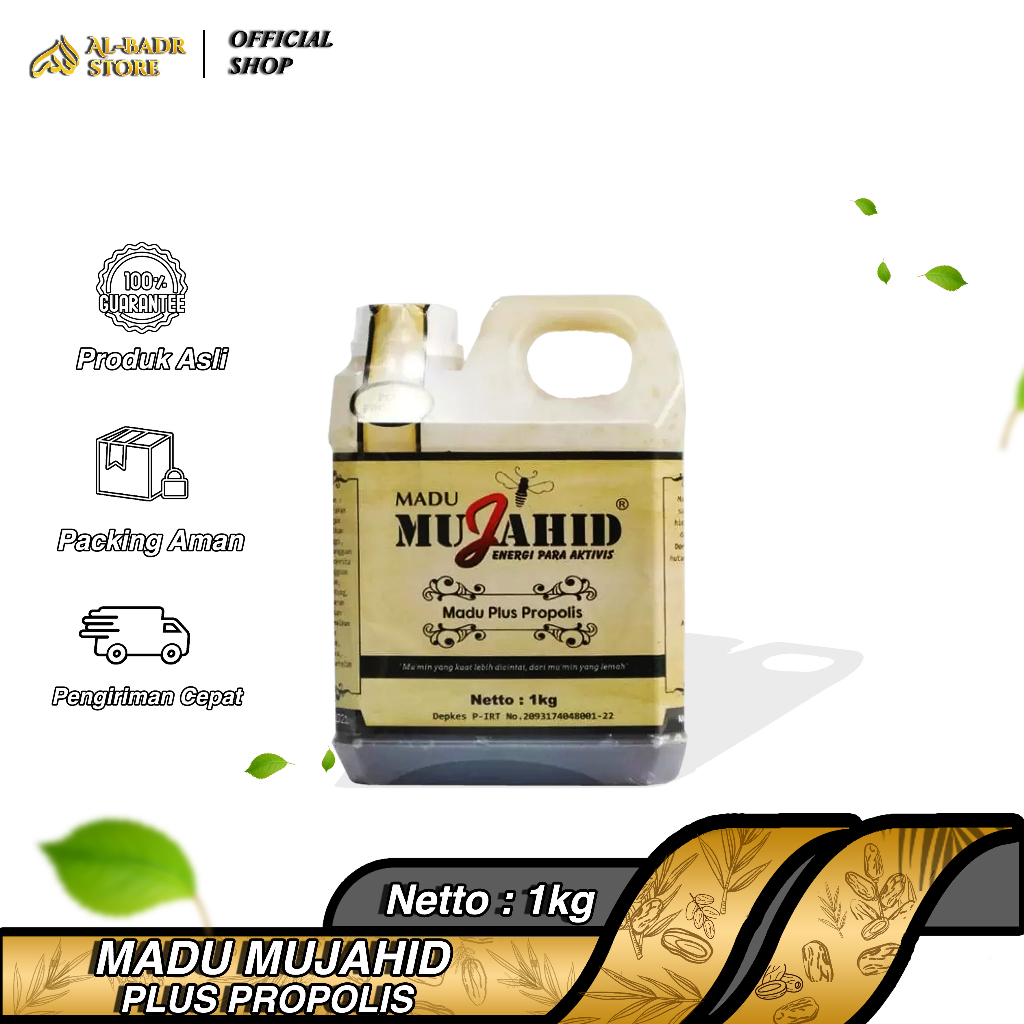 

Madu Mujahid Plus Propolis 1kg