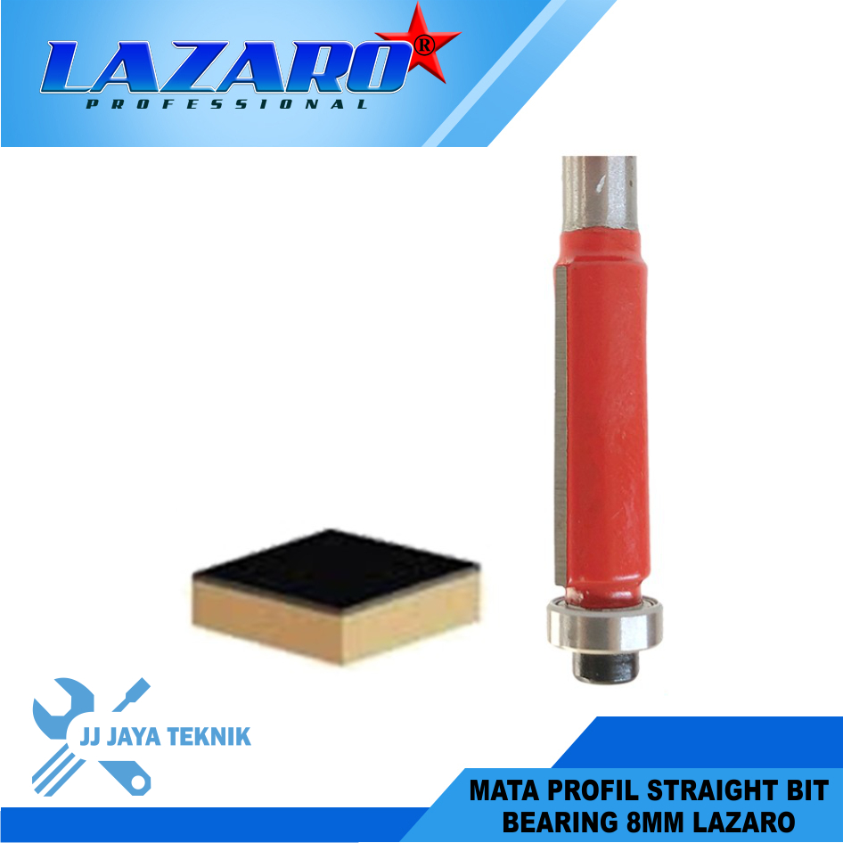 Mata Profil Straight Bit Bearing LAZARO - 8mm