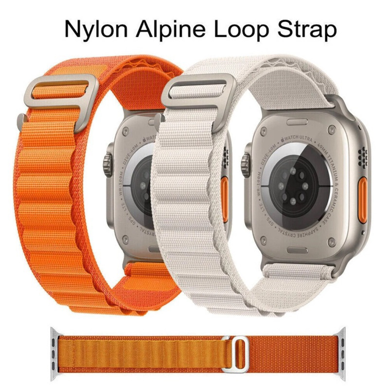 Alpine Loop Strap Nylon untuk Apple Watch Iwatch Smartwatch IWO HW T55 T500