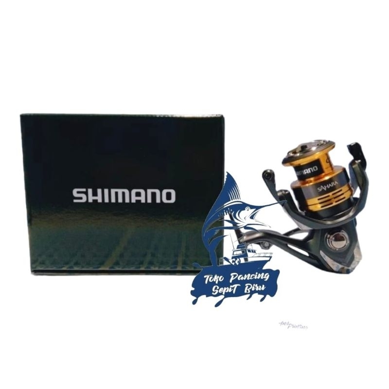 REEL SPINNING SHIMANO SAHARA 4000XG POWER HANDLE NEW 2022 BEST SELLER REEL MURAH