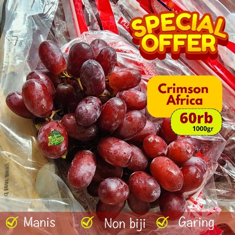 

Buah Anggur crimson 900gr