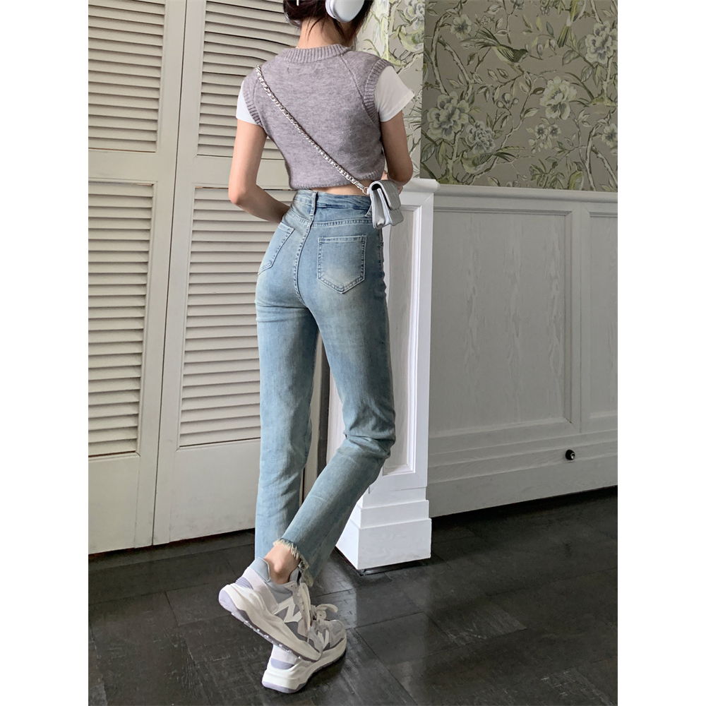 Celana Jeans Celana High Waist Wanita Skinny Jeans Korea Style Boyfriend Premium Import Jeans Stretch Wanita