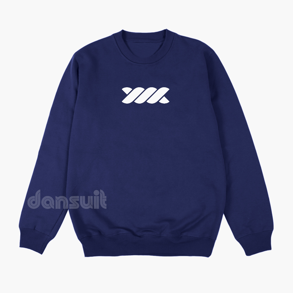 Sweater Crewneck Pria/Wanita Size M - XXXL Sweater Motif Sablon WADEZIG Tambang Logo Bahan Tebal Premium