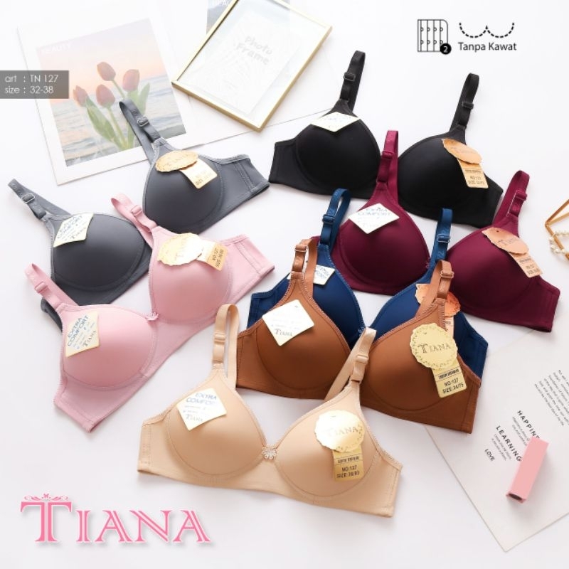 bra fashion tiana tanpa kawat busa tipis kode 127