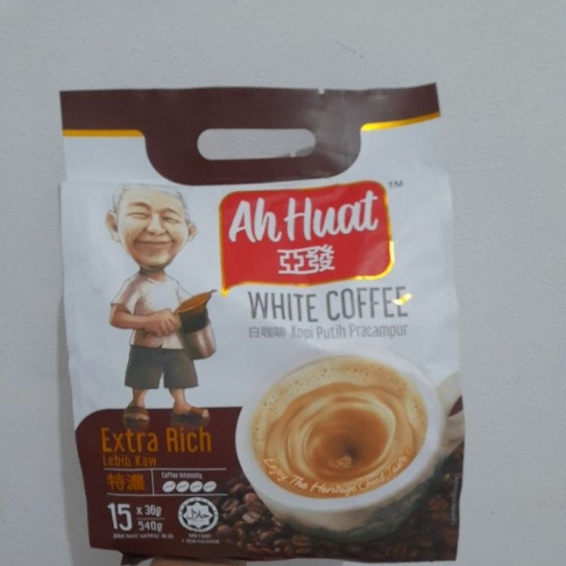 

Ahhuat white coffee extra rich