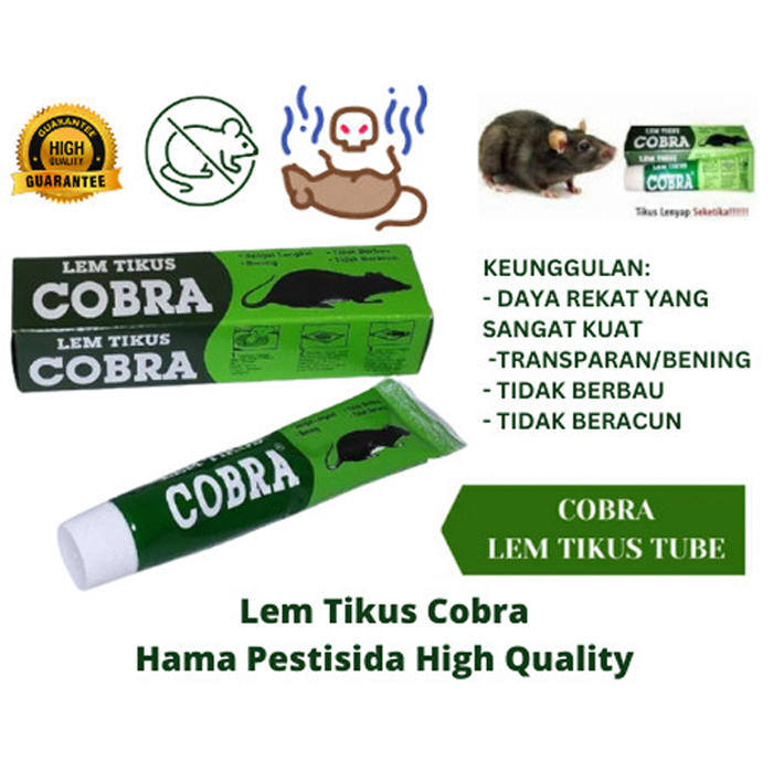 Lem Tikus Cobra/Lem Tikus Lengket/Lem Tikus Ampuh/Lem Tikus Tube Odol