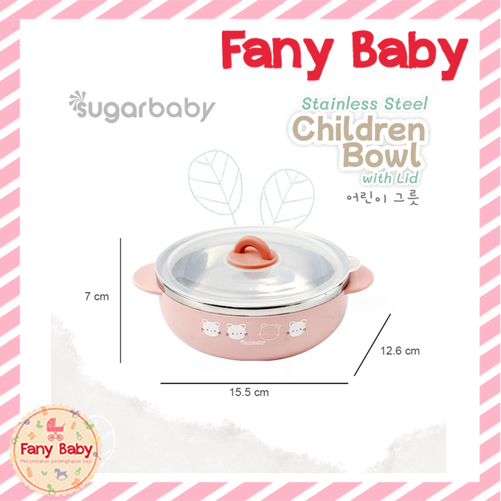 SUGAR BABY CHILDREN BOWL WITH LID