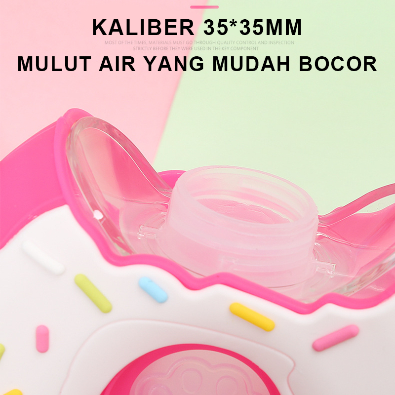 Botol Air Anak 380 ml Mengimport Botol Air Manis Bentuk Donat