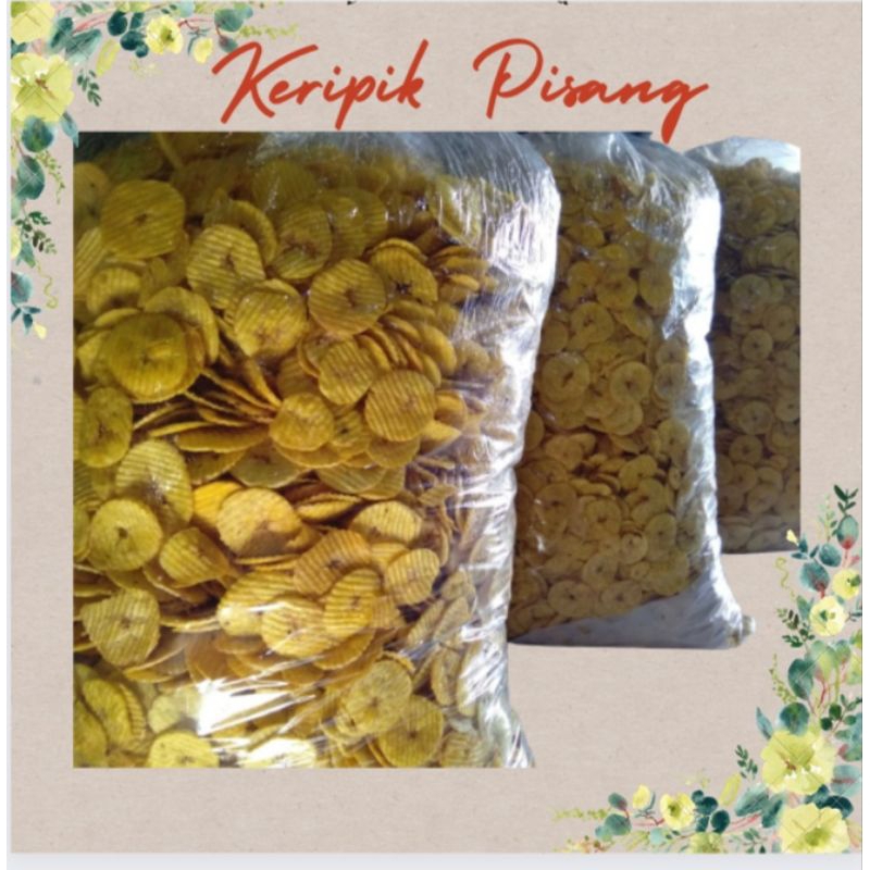 

cemilan snack jajanan jadul keripik pisang bergerigi Kak Y