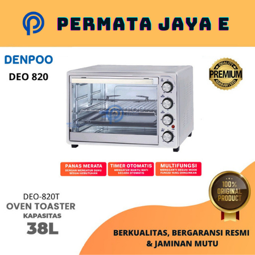DENPOO OVEN LISTRIK 38L - DEO 820