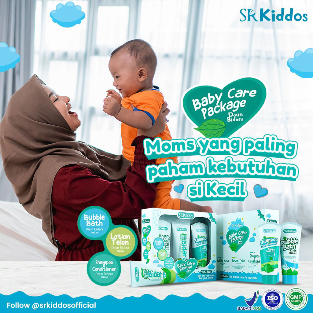 SR12 Kiddos Bubble Bath Daun Bidara / Sabun Mandi Anak / Perawatan Kulit Bayi Harum Menyegarkan