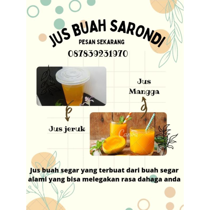 

jus buah seger