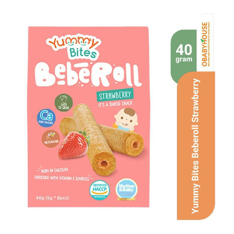 Yummy Bites Beberoll Strawberry 40 gr