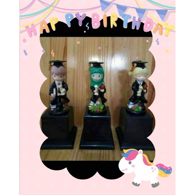 cetakan patung wisuda/boneka wisuda