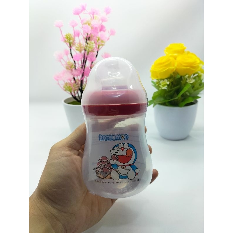 Botol Susu Wide Neck Karakter Doraemon Bunny/Botol Berbadan Gemuk 250 Ml /150 Ml BPA Free DOR-DB 382