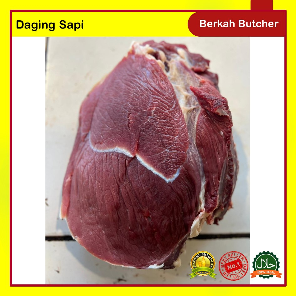 Daging Sapi Segar, Paha Belakang, Daging Rendang 1kg - Berkah Butcher