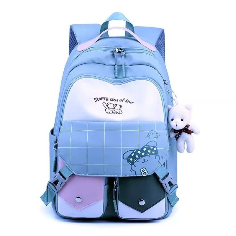 Tas Ransel sekolah gadis remaja fashion tas terbaru 2024 Ransel sekolah SD SMP SMA