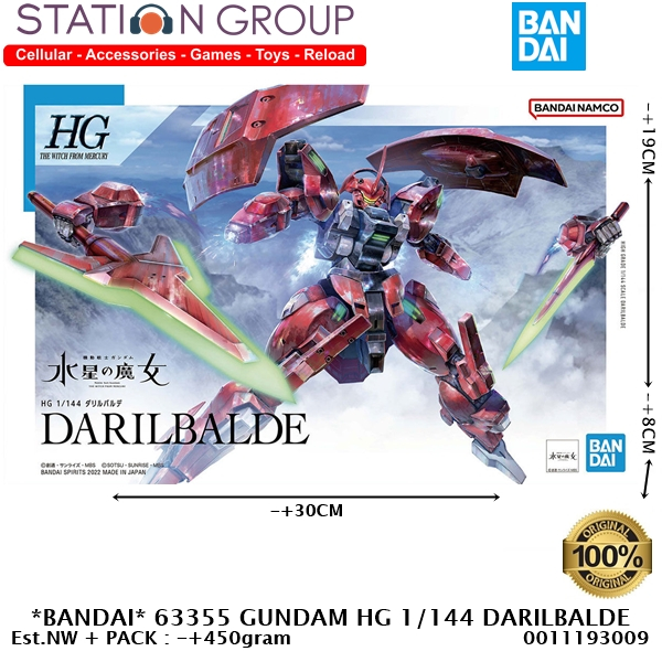 BANDAI GUNDAM 63355 HG 1-144 DARILBALDE - GUNPLA MODEL KIT