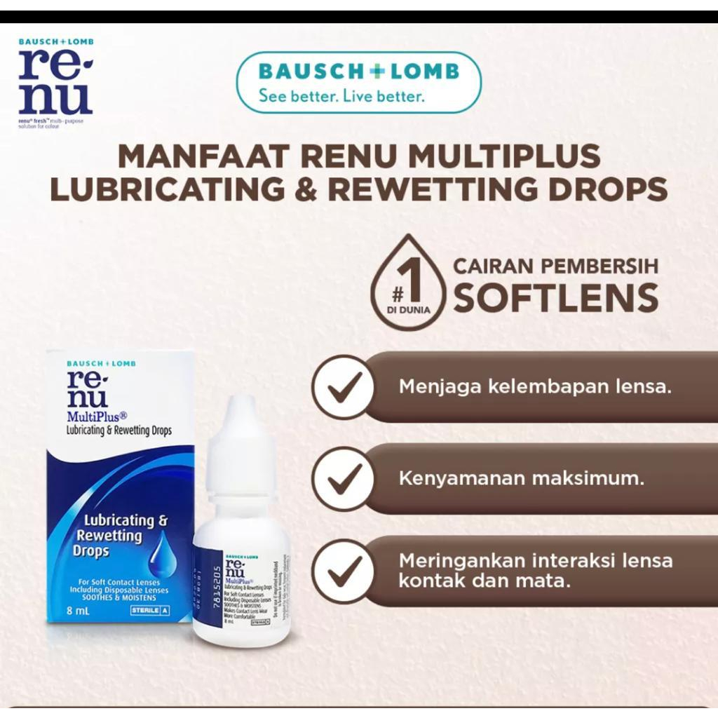 Renu Multiplus Drops 8ml tetes softlens