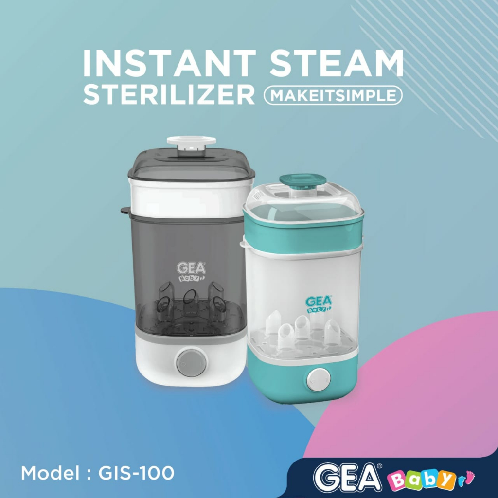 GEA Baby Instant Steam Sterilizer GIS-100 / sterilisasi uap / steril botol bayi