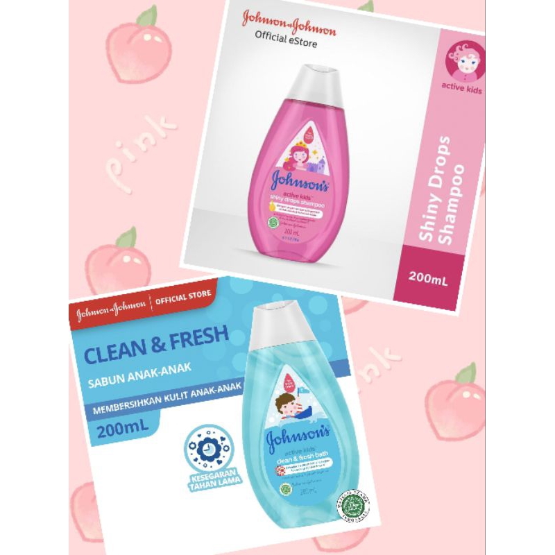 JOHNSON'S ACTIVE KIDS SABUN ANAK-ANAK 200ML