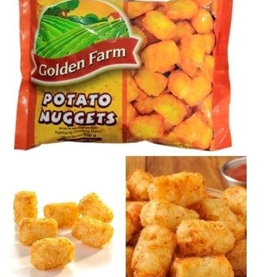 

Potato Nugget Golden Farm 750gr Frozen Kentang Nuget Beku Snacks Enak