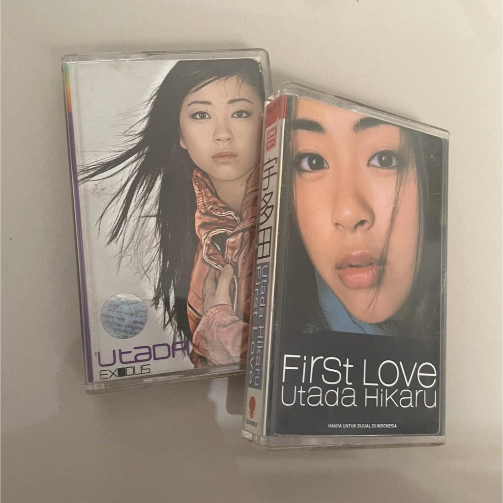 Utada Hikaru - First Love / Exodus Album Kaset Pita Rare Mulus