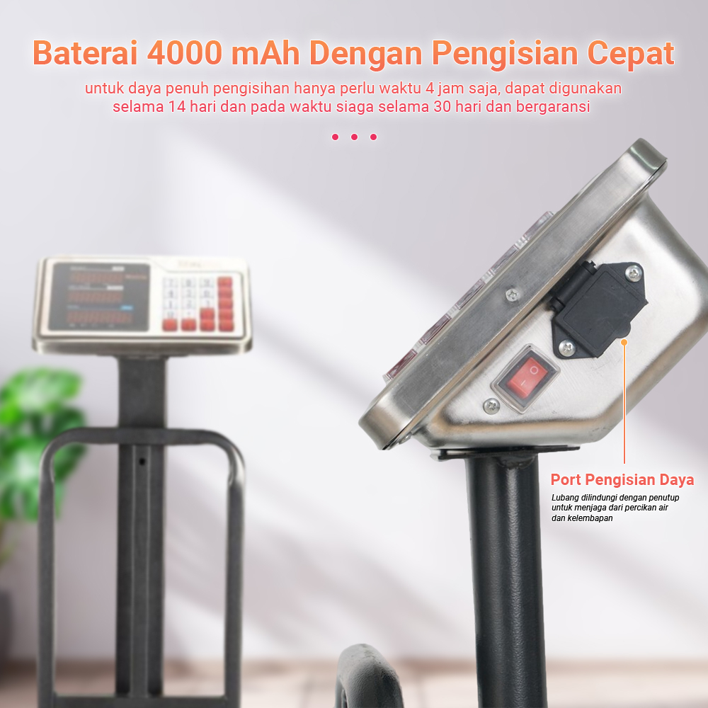 Timbangan Duduk Digital 100kg Matrix 2 Layar Ukuran Plat 32*42 Garansi 1 Tahun