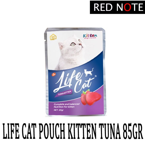 LIFE CAT Pouch Kitten Tuna 85gr