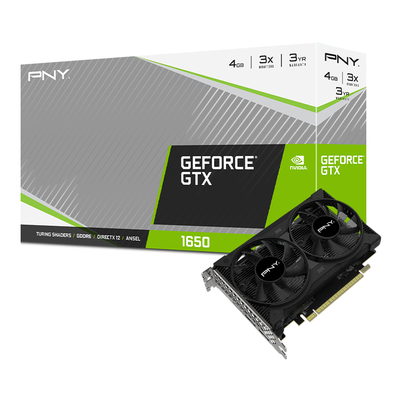 PNY Nvidia GeForce GTX 1650 Verto Dual Fan