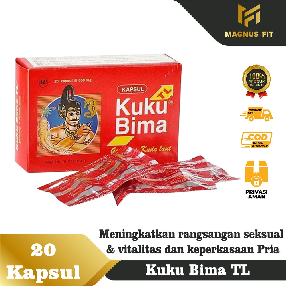 Kuku Bima TL Serbuk Tribulus Terestris -  Tahan Lama Pria Penunjang Peforma Hubungan Intim