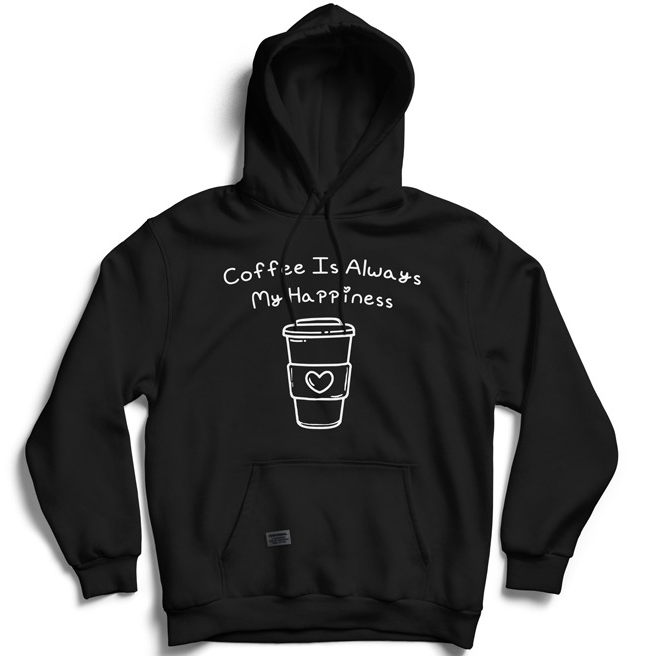 Parisdivarious Sweater Hoodie Jemper Need Coffee Bahan Fleece Size S - XXL (Pria &amp; Wanita)