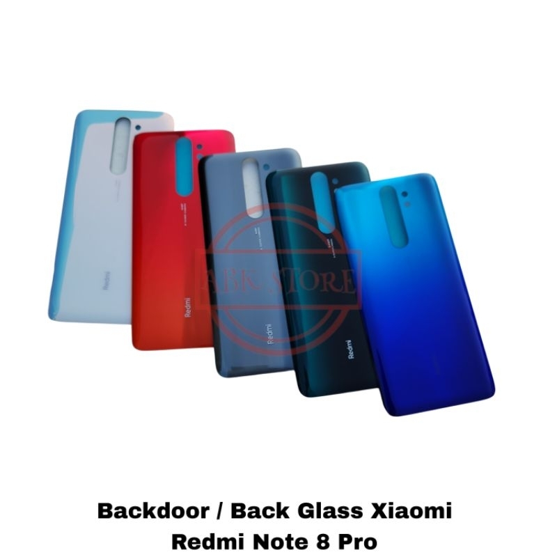 TUTUP BELAKANG BACKDOOR BACKCOVER BACK CASING XIAOMI REDMI NOTE 8 PRO TUTUP BATERAI