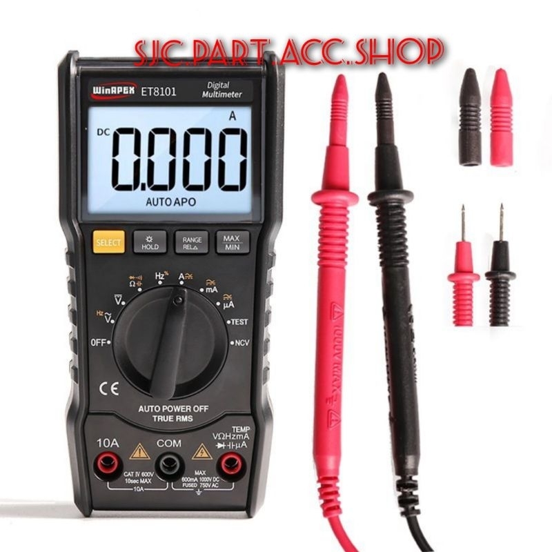 DIGITAL MULTIMETER WINAPEX ET8101 AUTO POWER OFF TRUE RMS