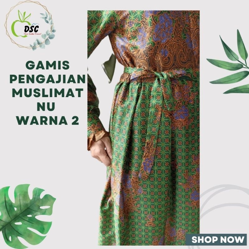 Gamis batik muslimat NU/ Gamis Pengajian Muslimat NU