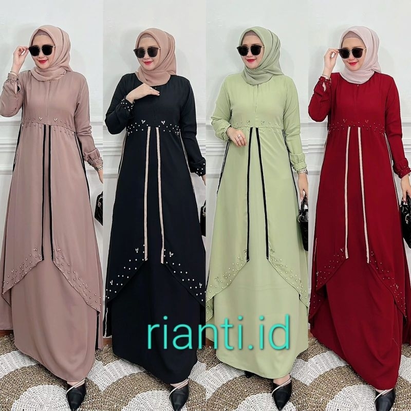 zeena dress,,,,by rianti.id,,,gamis ori rianti.id/gamis pesta/gamis kekinian/gamis modern/gamis sant