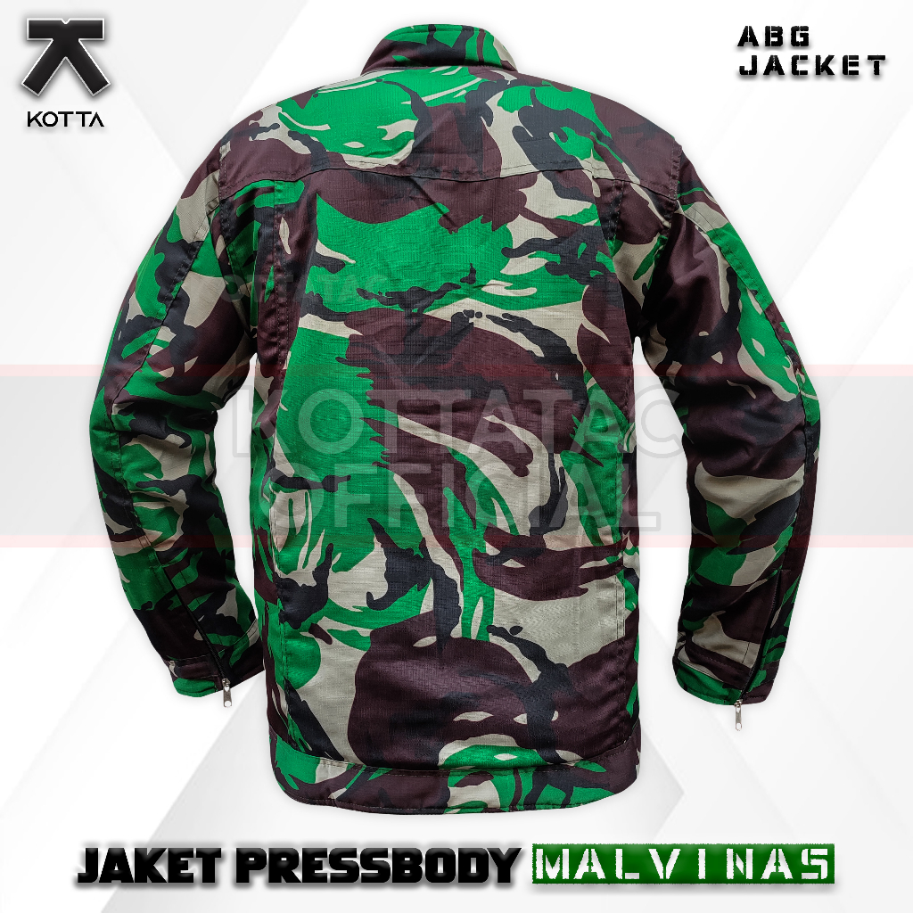 JAKET TACTIKAL LORENG TNI MALVINAS - JAKET PRESSBODY MALVINAS - JAKET TACTICAL TNI - JAKET LORENG ARMY - JAKET TENTARA TERBARU