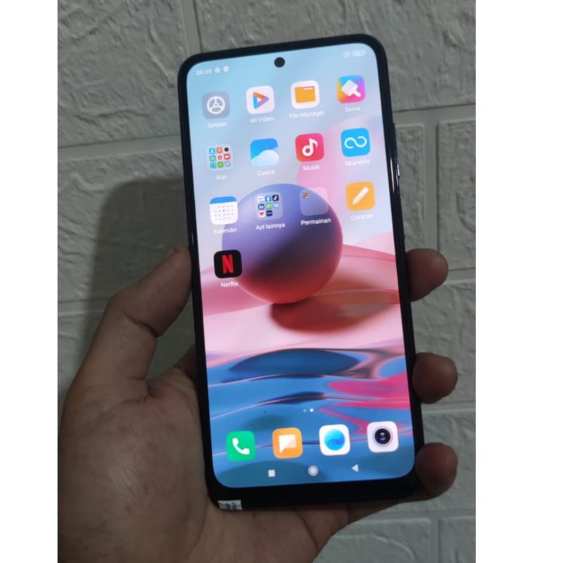 FLASH SALE XIAOMI REDMI NOTE 10 | RAM 4/64GB | SEKEN MULUS LIKE NEW