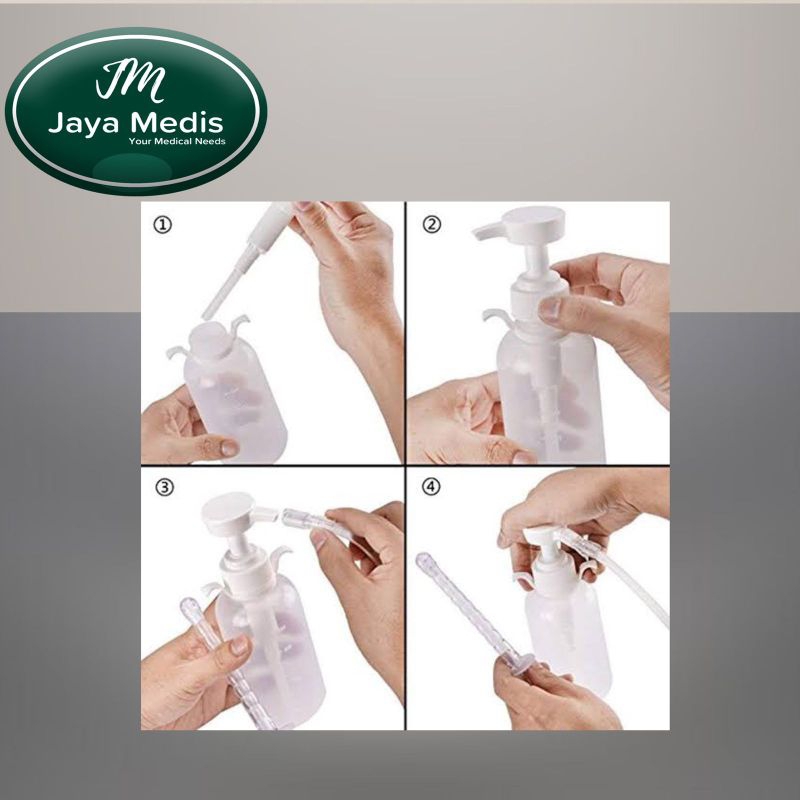 VAGINAL DOUCHE BOTTLE  HAND PRESS TYPE ANAL IRIGATION CLEANER