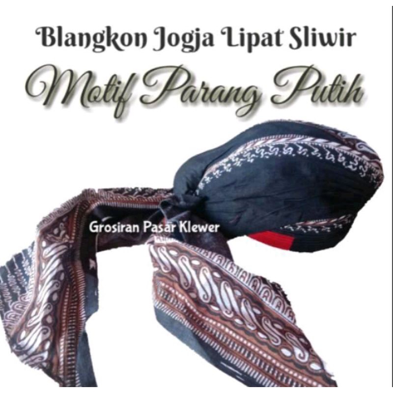 Blangkon Jogja Lipat Sliwir Dewasa