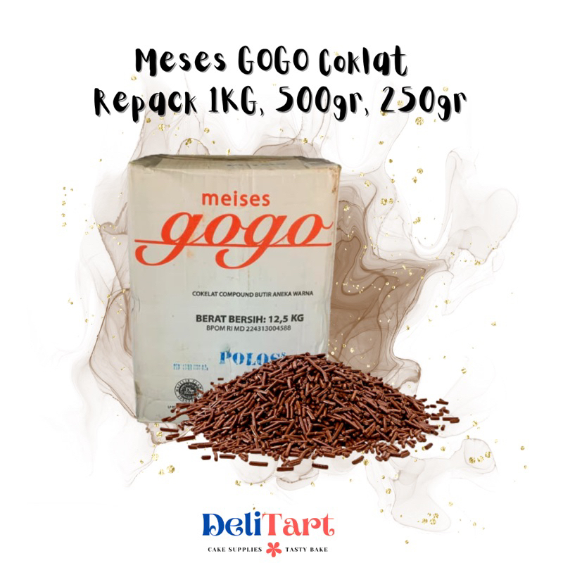 

Meses GOGO Coklat Repack 1KG, 500gr, 250gr